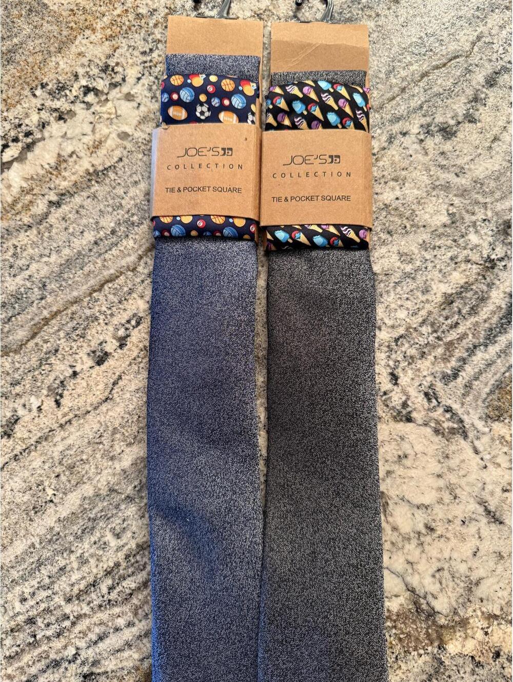 Joe's Collection Cotton Blend Dress Socks 2-Pack with Novelty Patterns